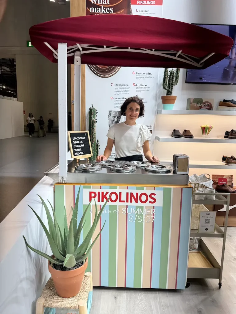 Gelato Catering con carretto dei gelati Adèl in Fiera Milano